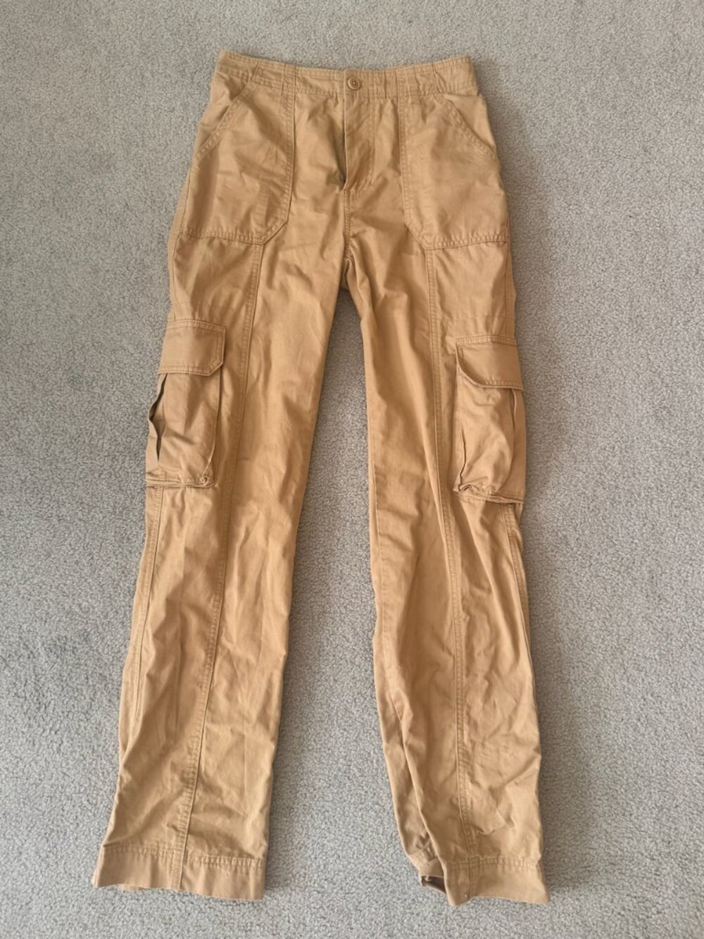 Abercrombie & Fitch Tan Cargo Pants